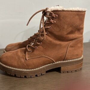 Tan boots from Target